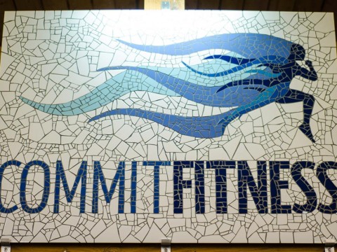 Commit Fitness mosaic